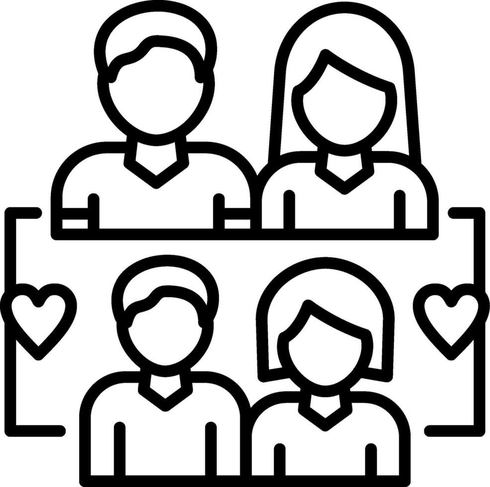 Family icon illustration vector