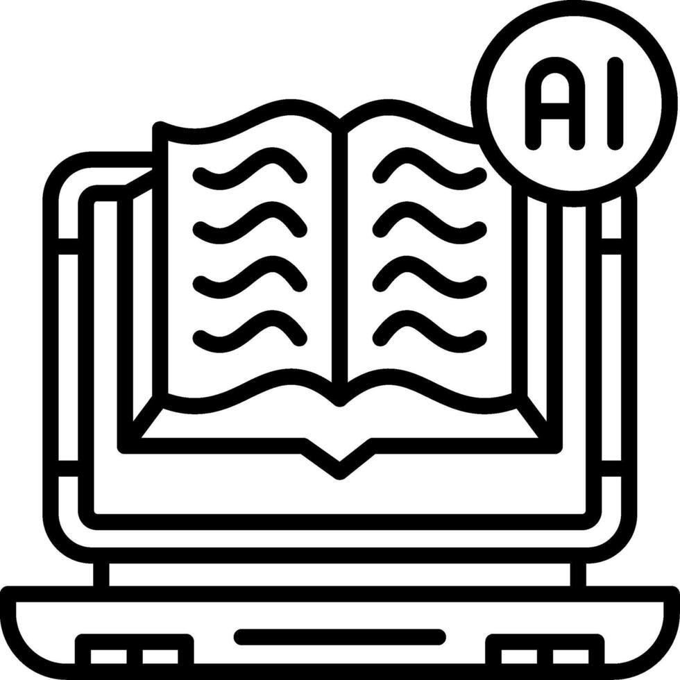 Ai library icon illustration 50418925 Vector Art at Vecteezy
