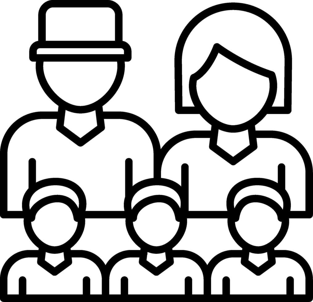 Family icon illustration vector