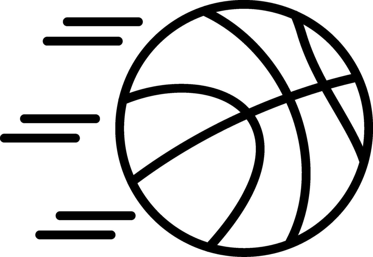 Basketball ball icon with a white background vector