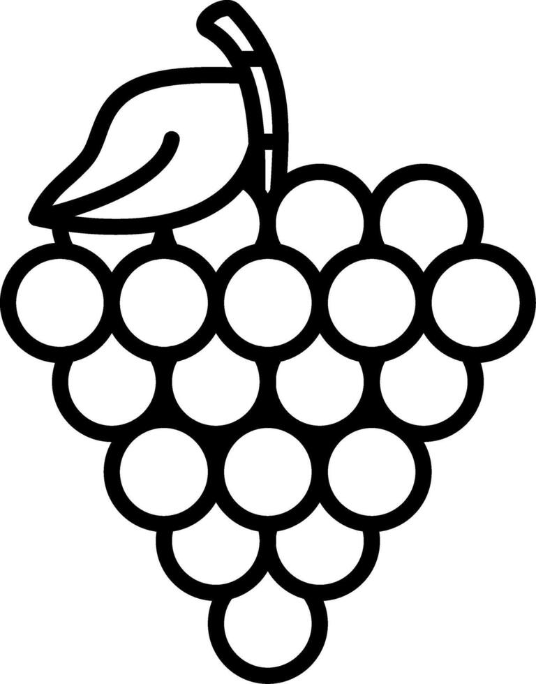 Grapes coloring pages free download vector