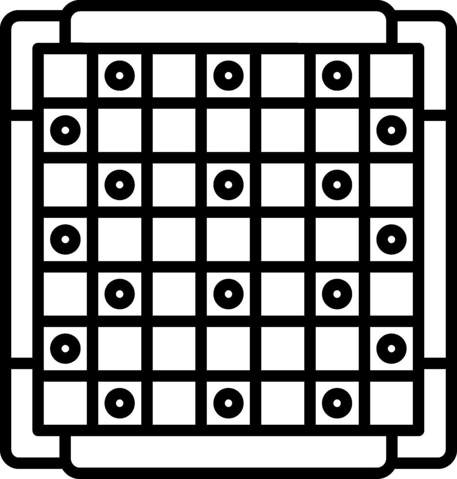 A square with dots on it vector