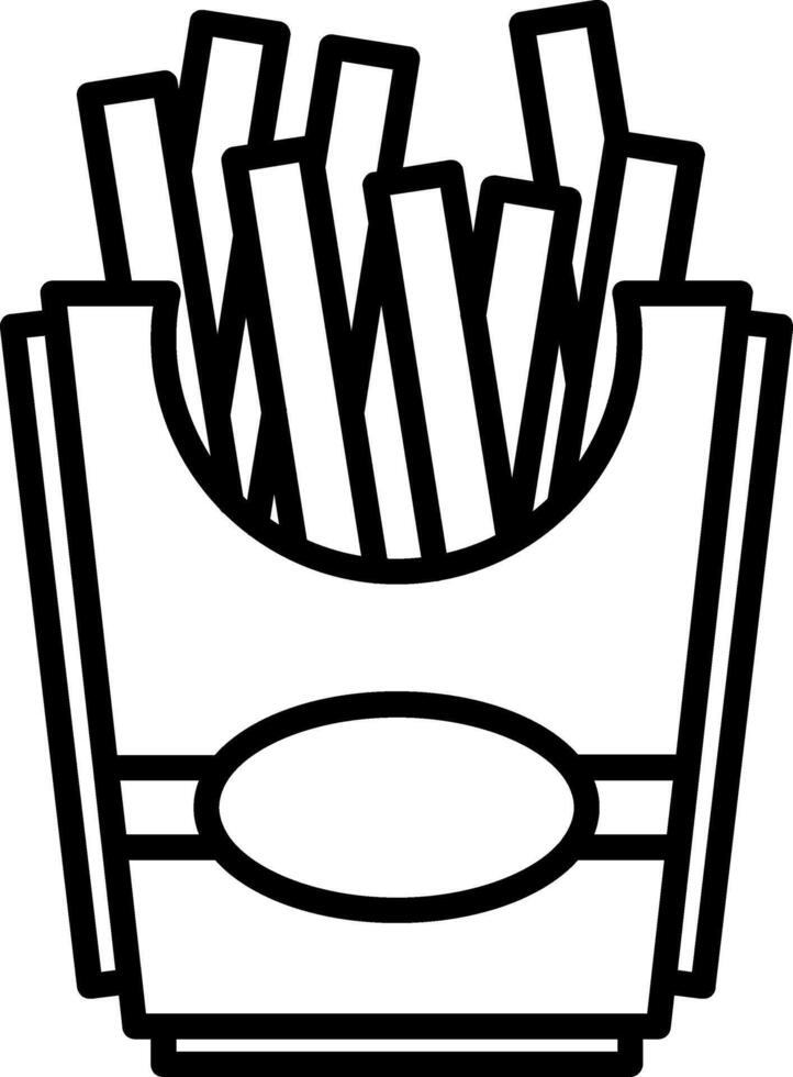 French fries clipart - free clipart vector