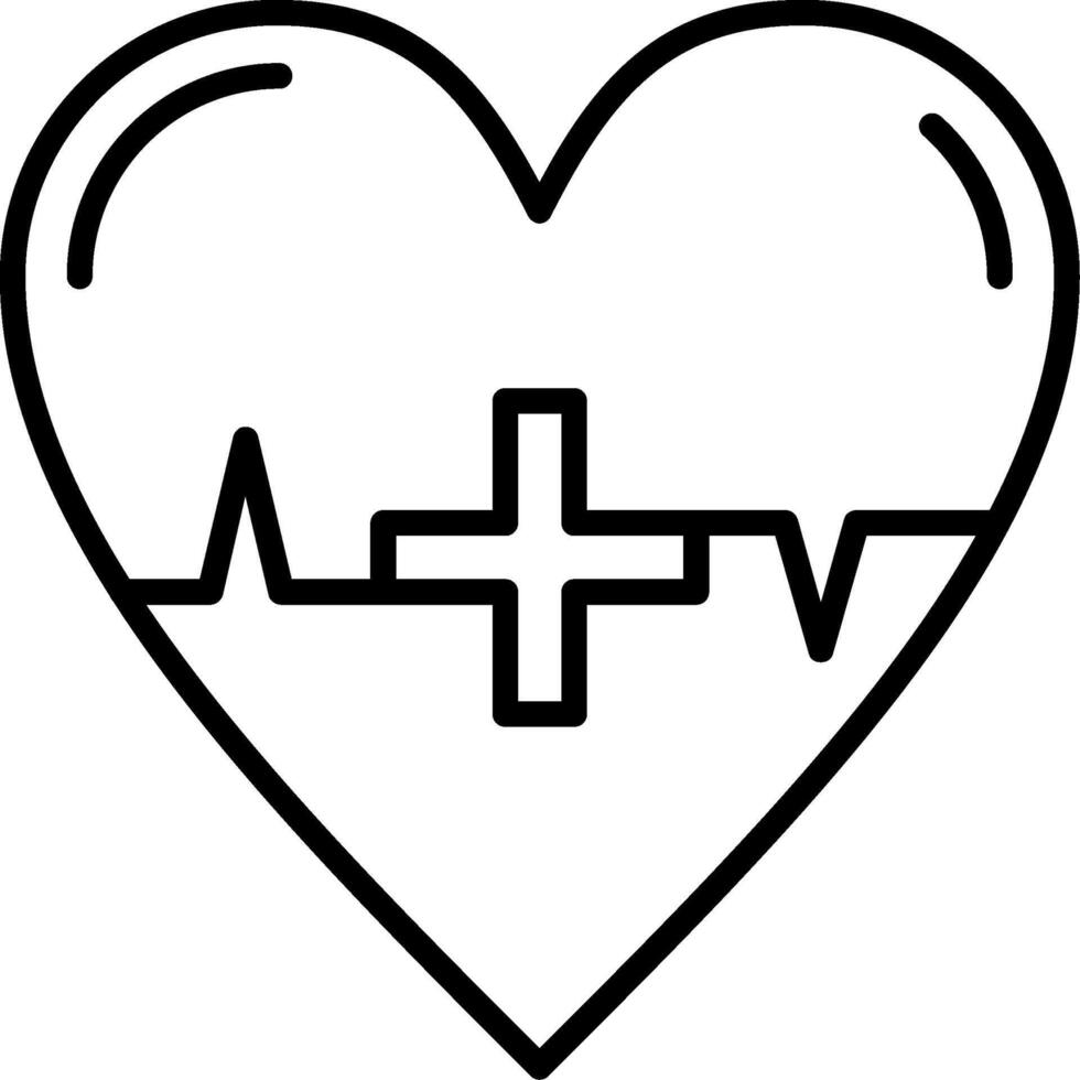Cardiogram Monitor Icon vector