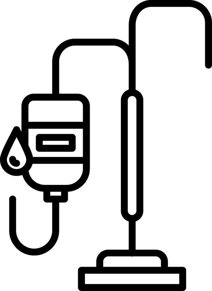 Blood Transfusion Icon vector