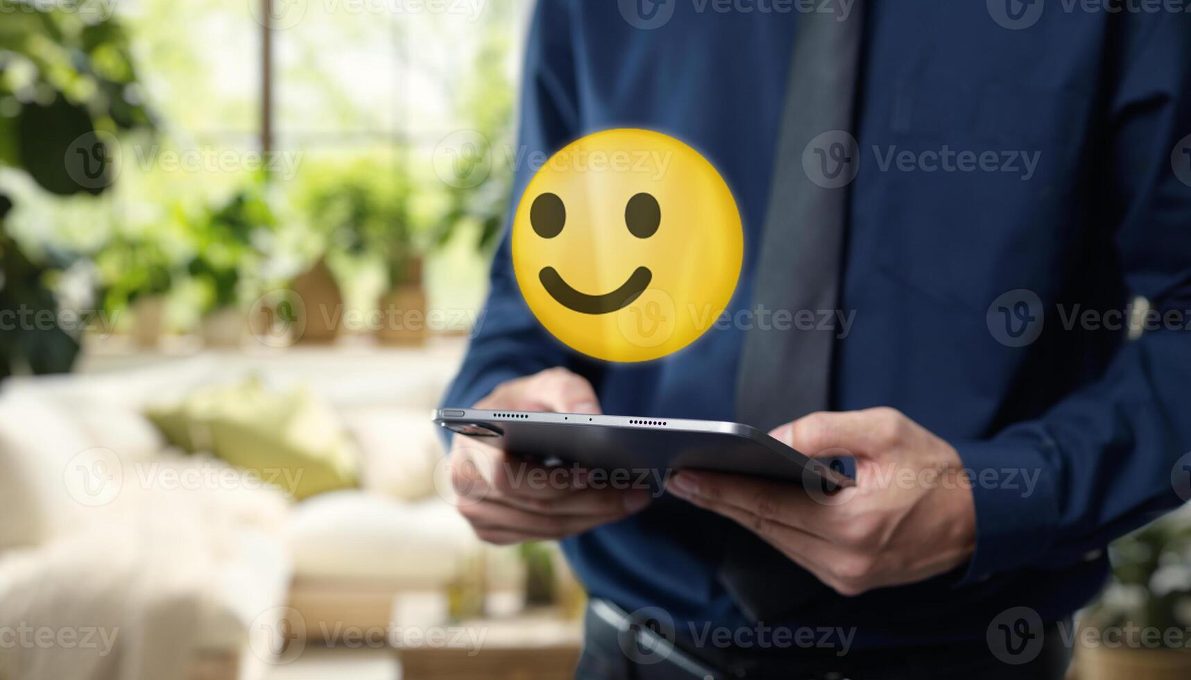 Displaying icons to convey emotions rather than using chat messages enhances visual communication photo