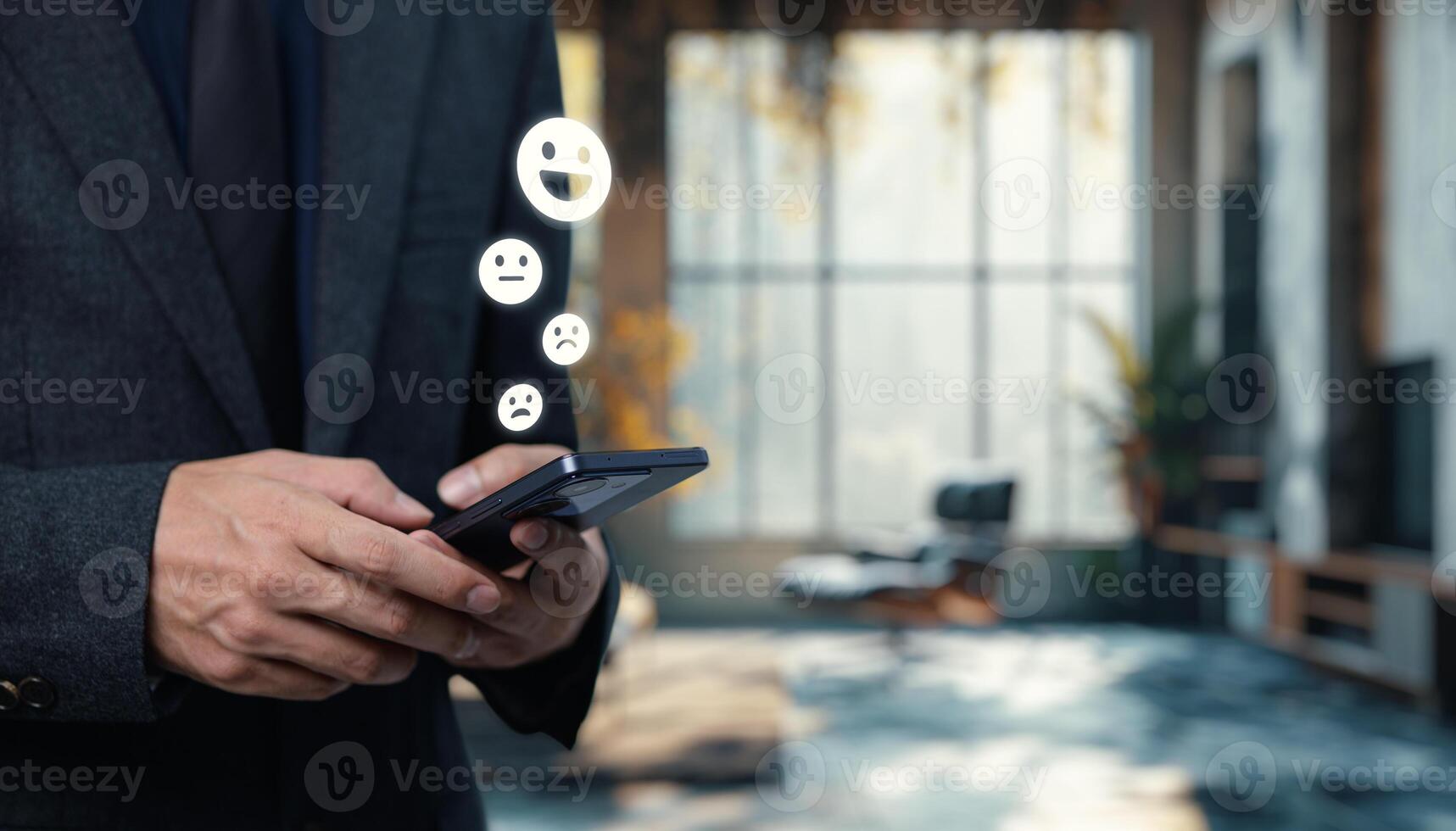 Displaying icons to convey emotions rather than using chat messages enhances visual communication photo