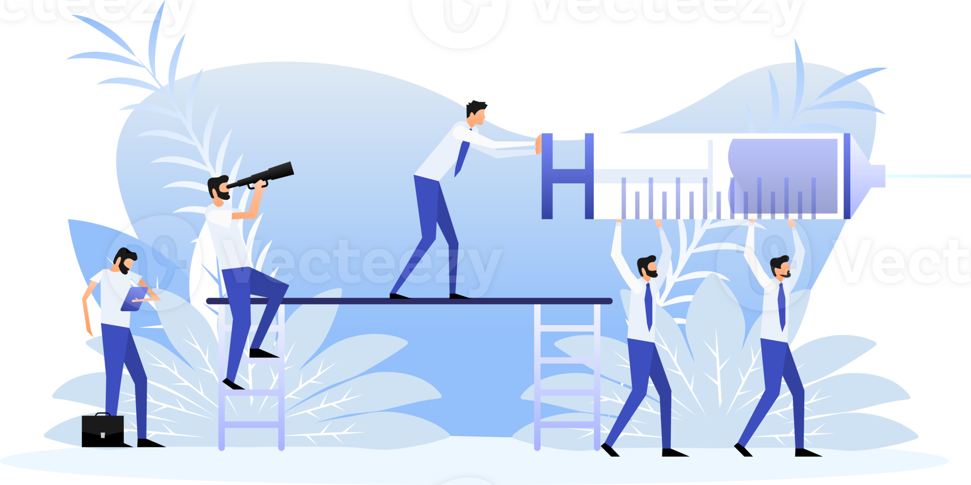 vaccine people with syringe png