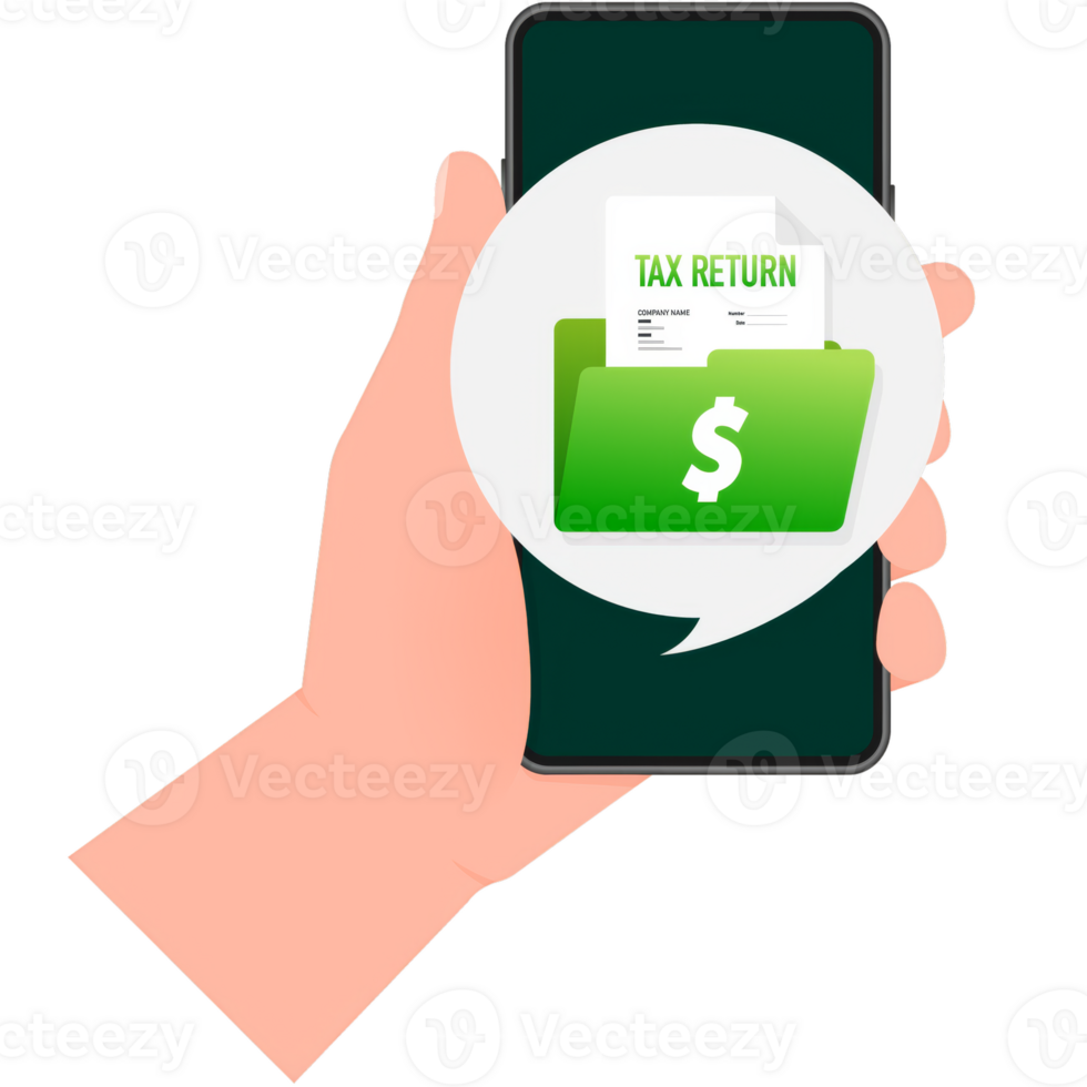 Flat icon. Tax return, great design for any purposes. File management. Business icon png