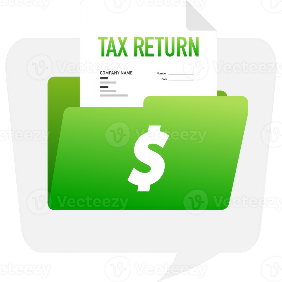 Flat icon. Tax return, great design for any purposes. File management. Business icon png