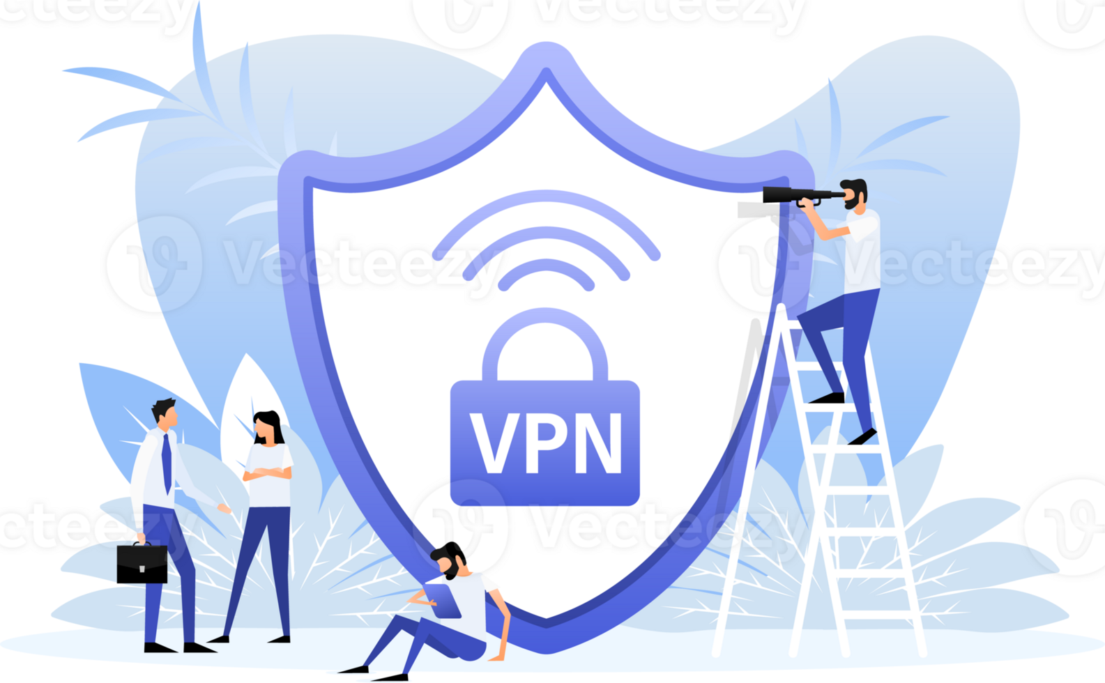 VPN secure badge png