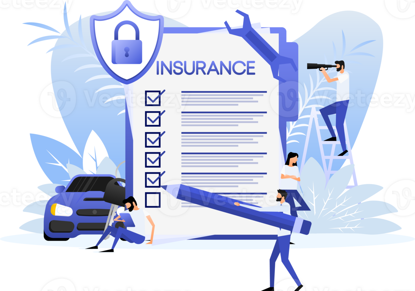 Car insurance document png