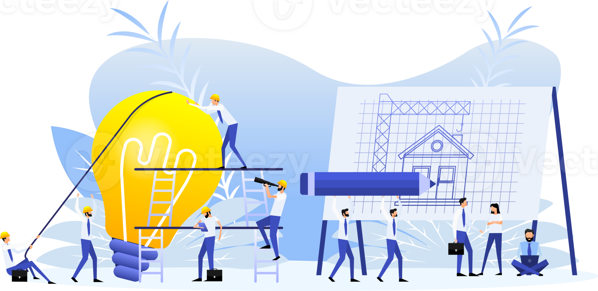 Idea to build people png
