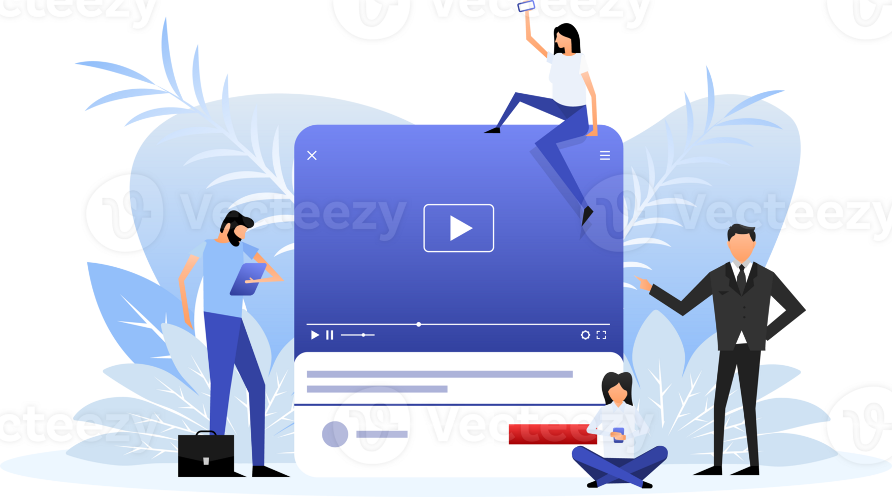 play interface and people png