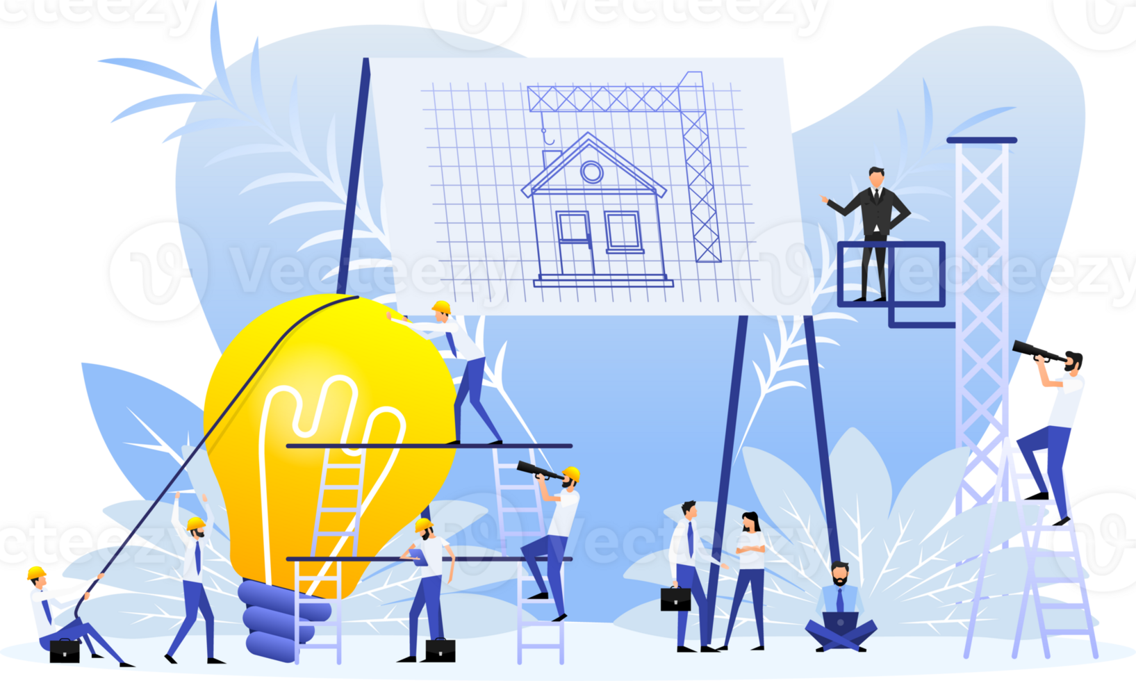 Idea to build people png