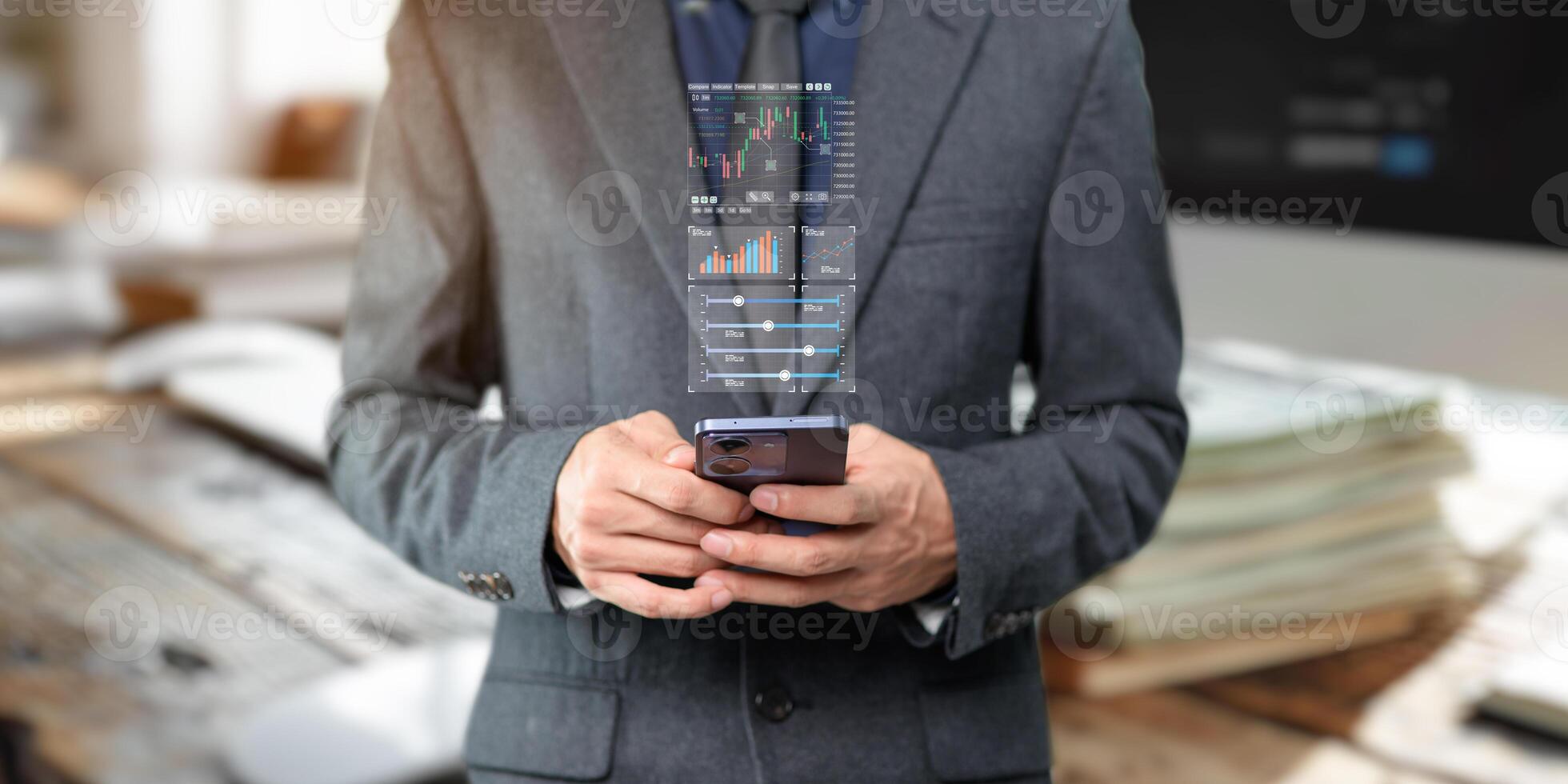 online statistics and data analytics income table graph Business growth expenses, investment stocks, product production, product sales photo