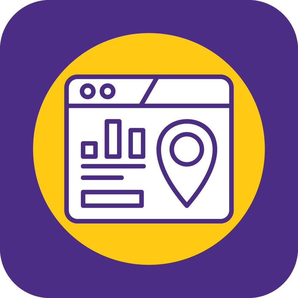 Map Pack Filled Curve Icon vector