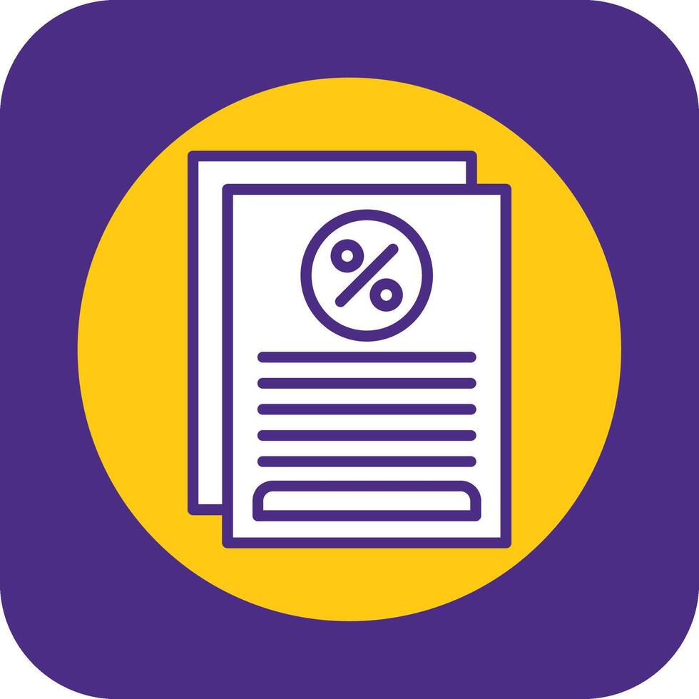Commission Filled Curve Icon vector