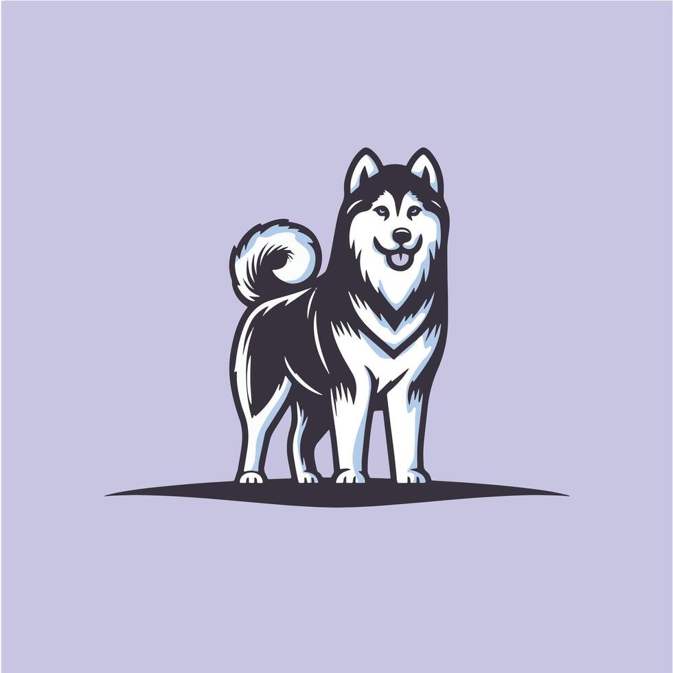 Siberian Husky Dog Can Use as Logo vector