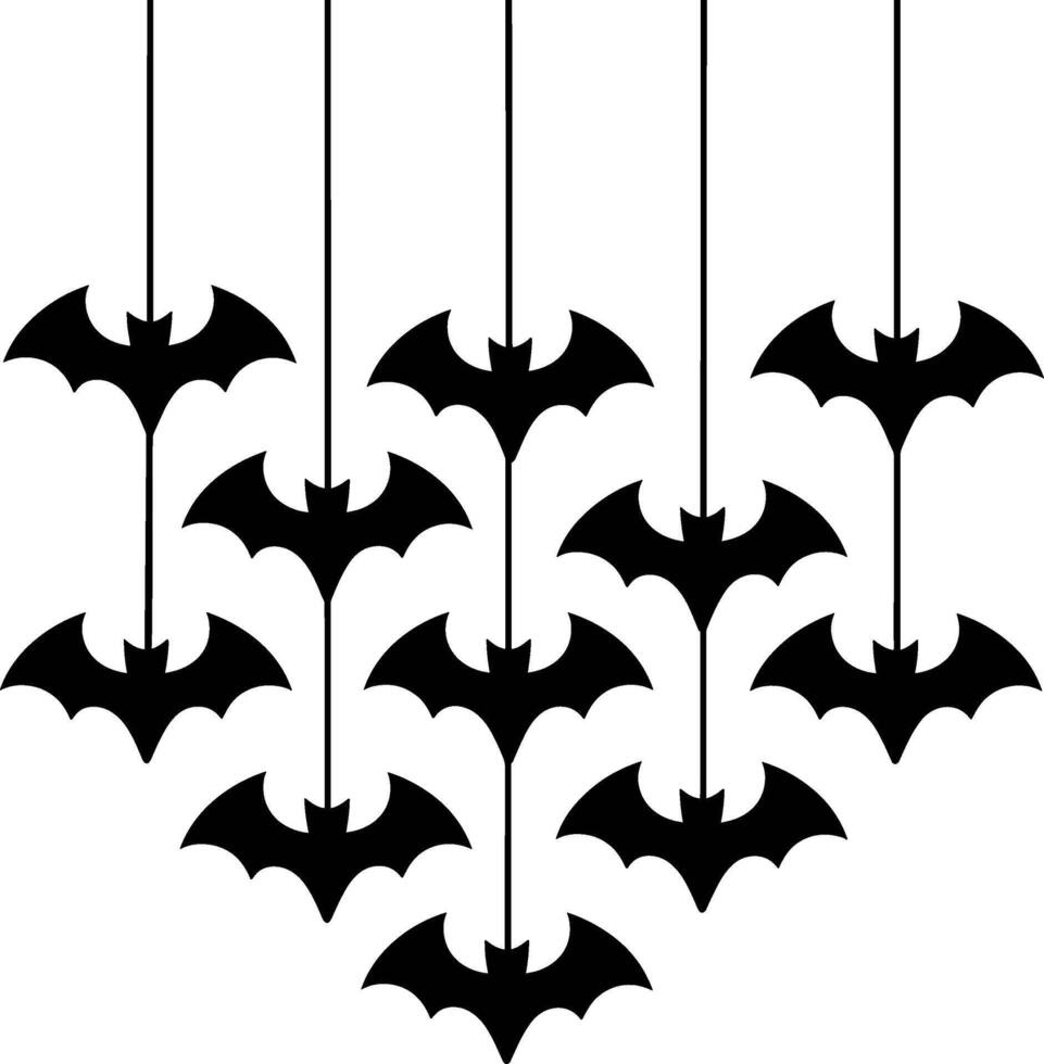 Halloween bat printable vector
