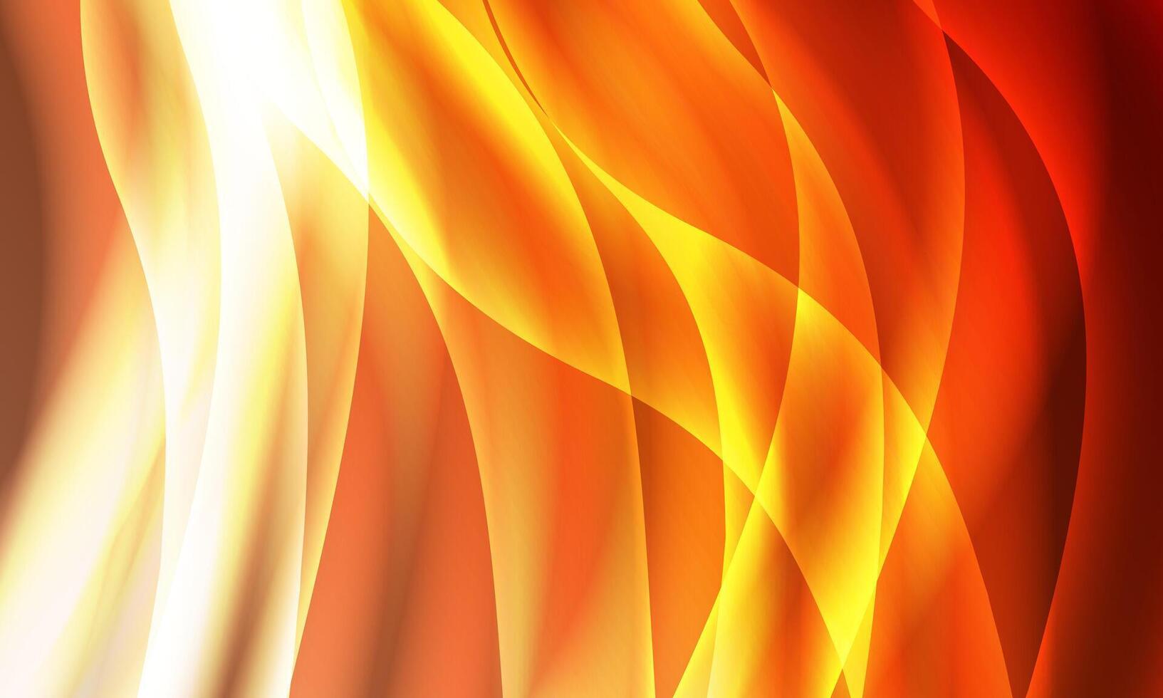 Abstract orange light motion effect. bright shape orange fire soft wallpaper. vector