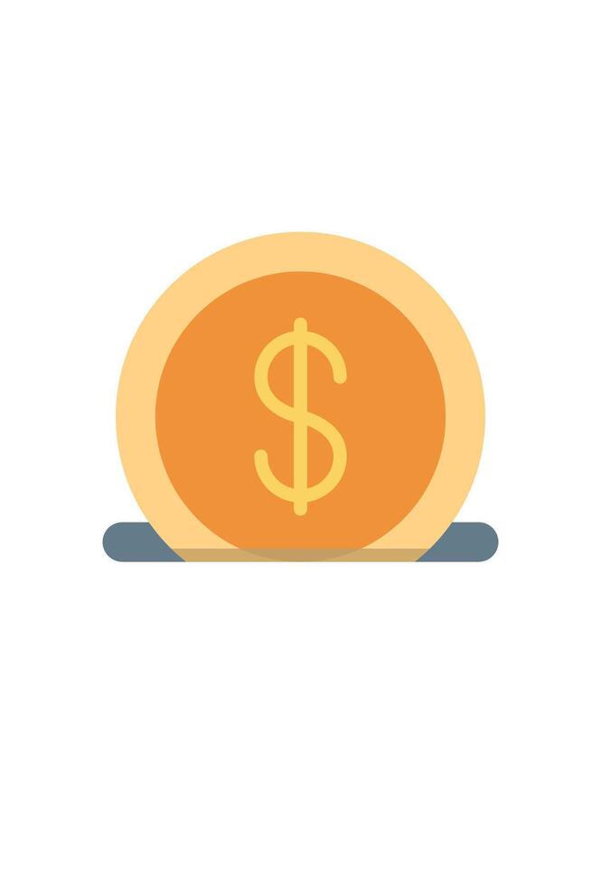 simple coin icon for design. payment icon vector