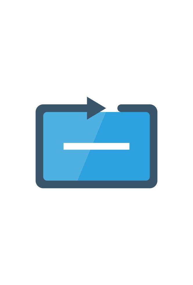 simple repeat icon for design vector