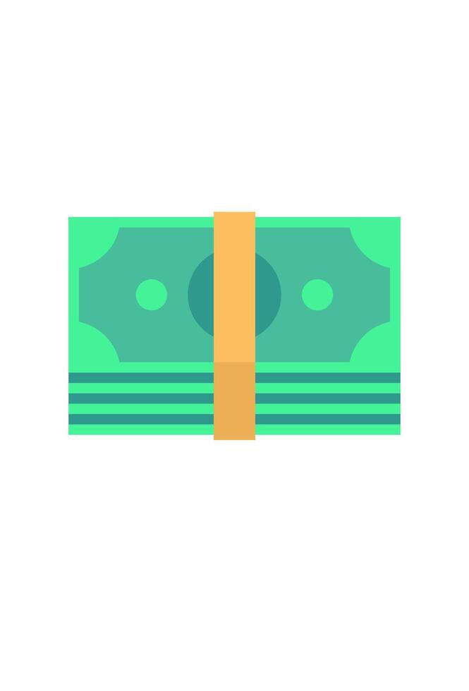 simple money symbol icon for design. simple stack of money vector