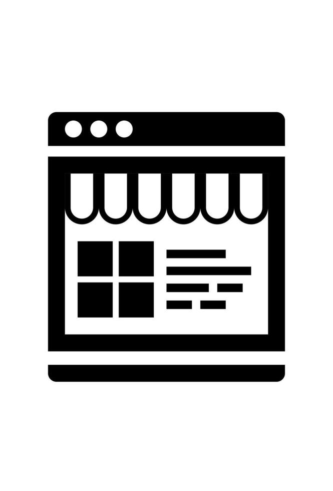 online market application illustration icon. online buying and selling vector
