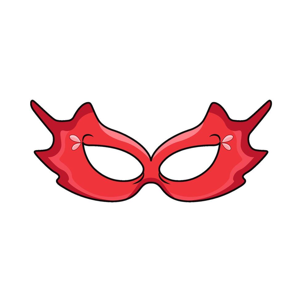 illustration of party mask vector