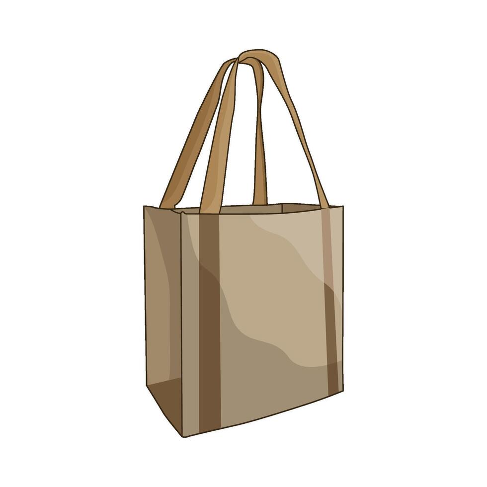illustration of shopping bag vector