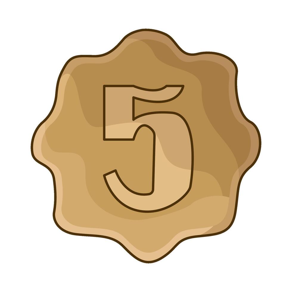 illustration of gold medal vector