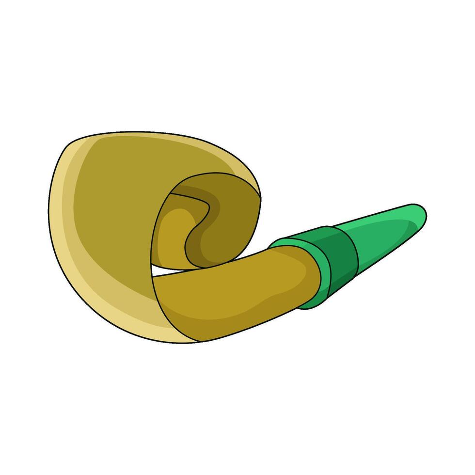 illustration of party whistle vector