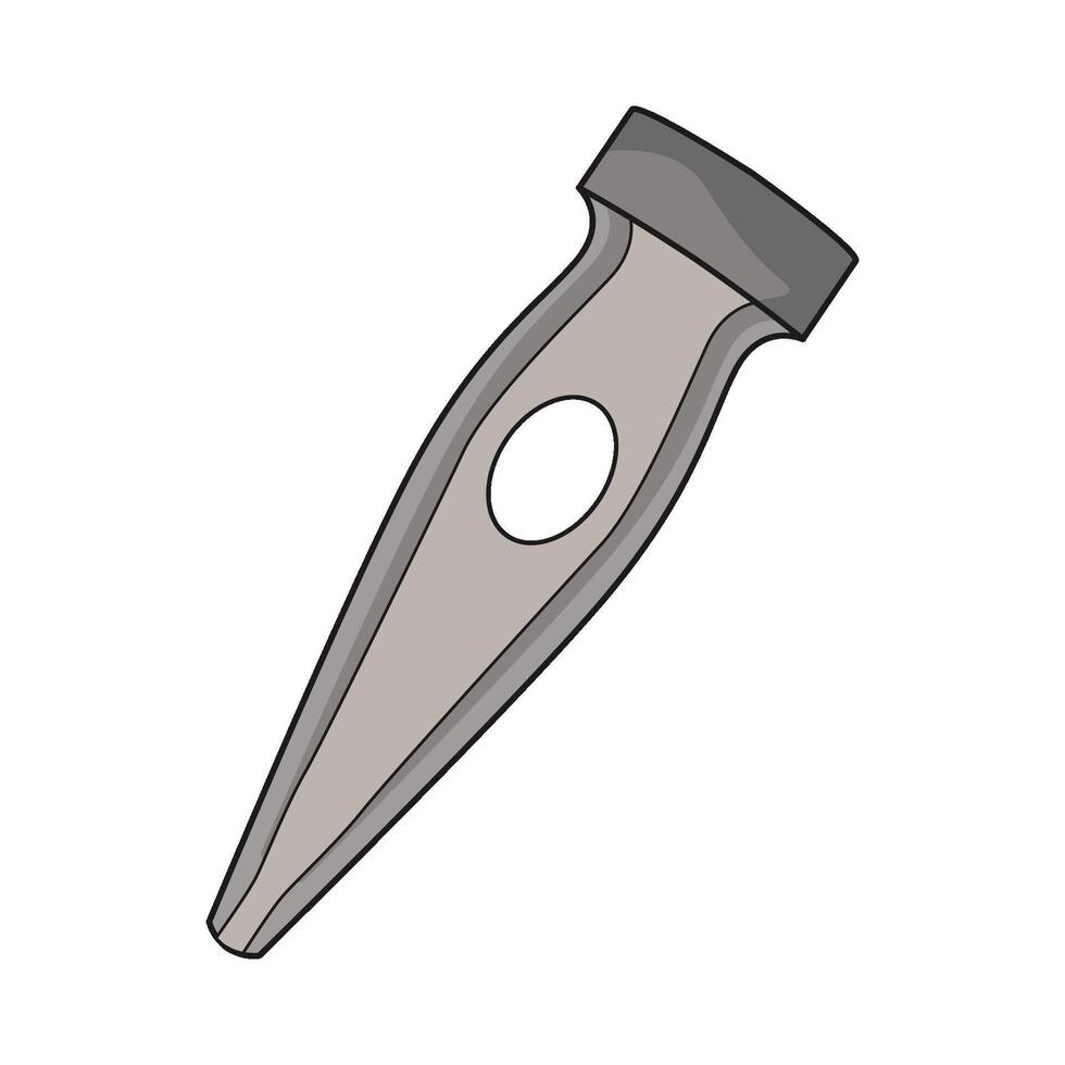 stone knife illustration vector