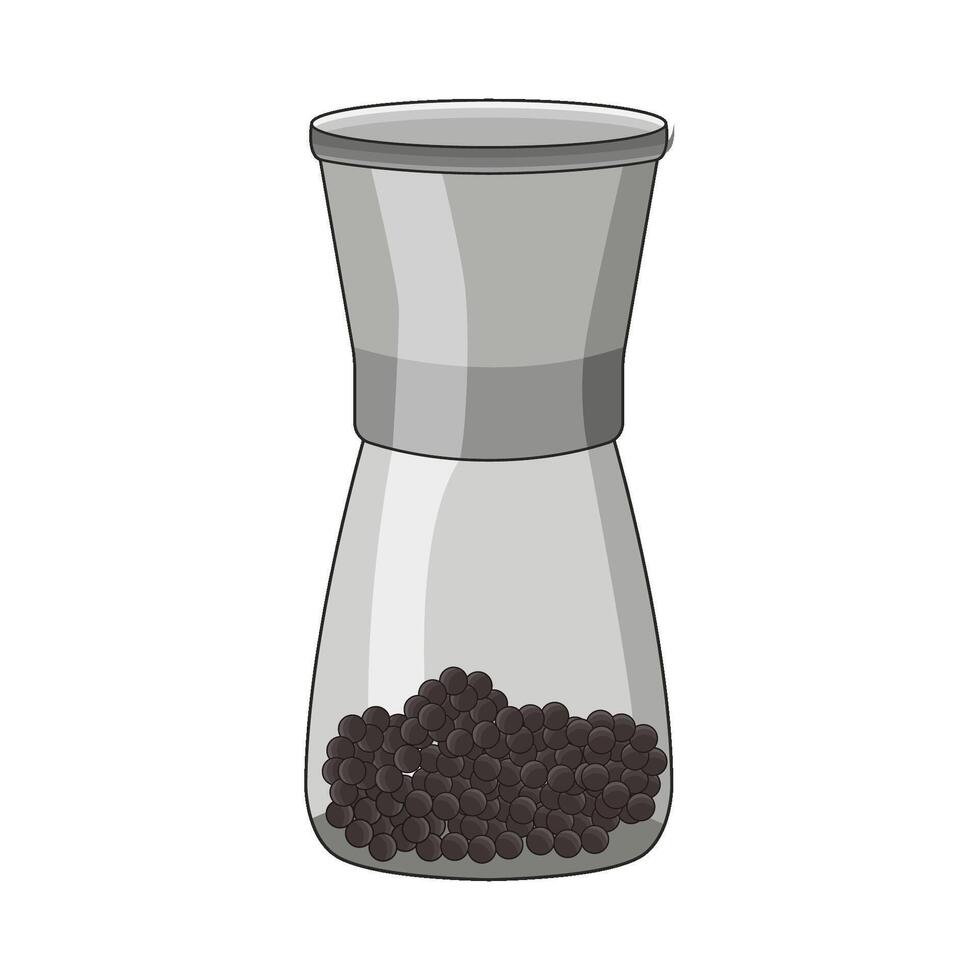 illustration of pepper mill vector