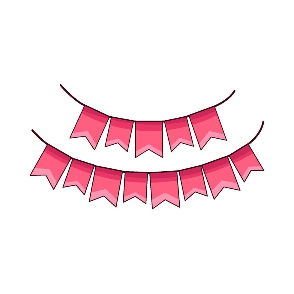 illustration of birthday banner vector