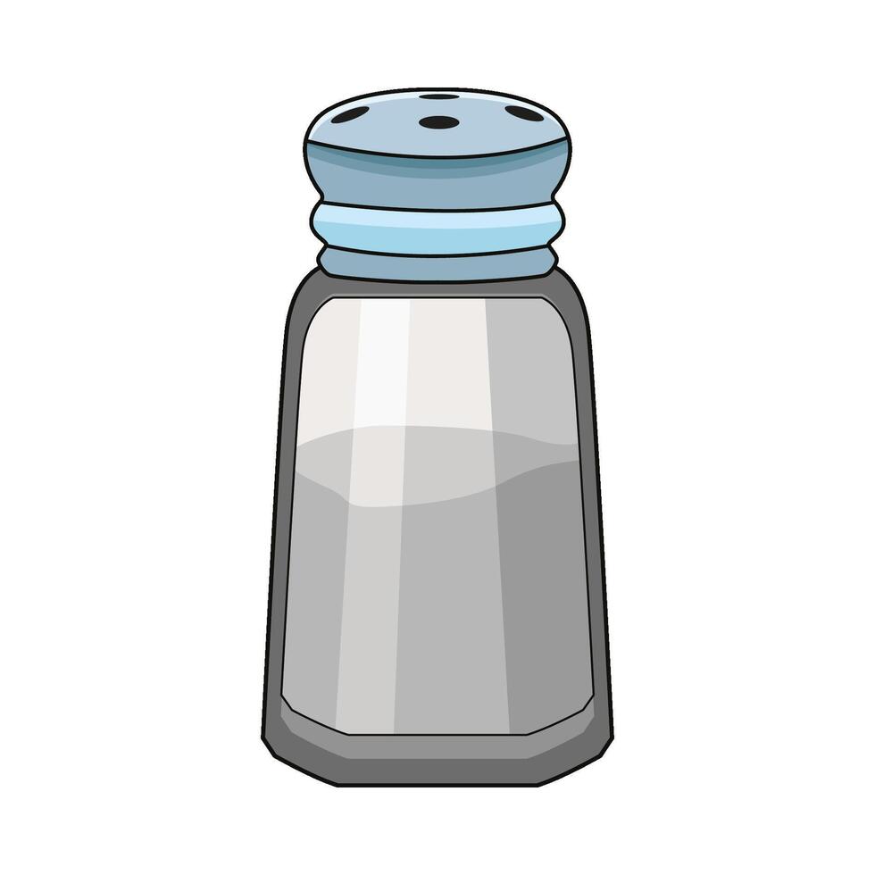illustration of salt shaker vector