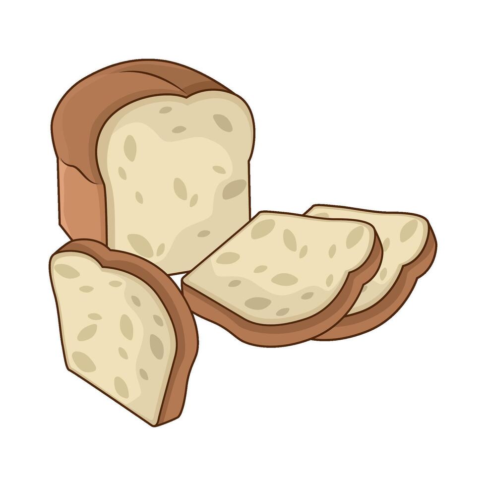illustration of bread vector