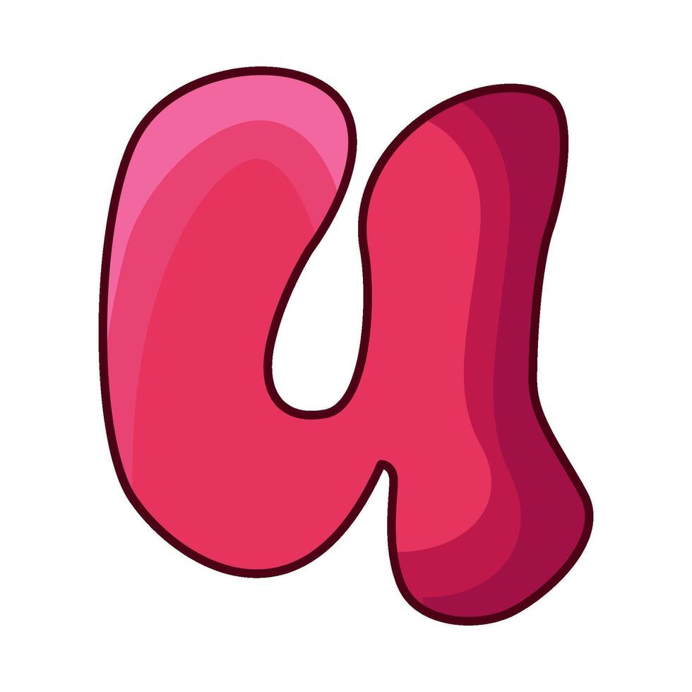 illustration of Letter u vector