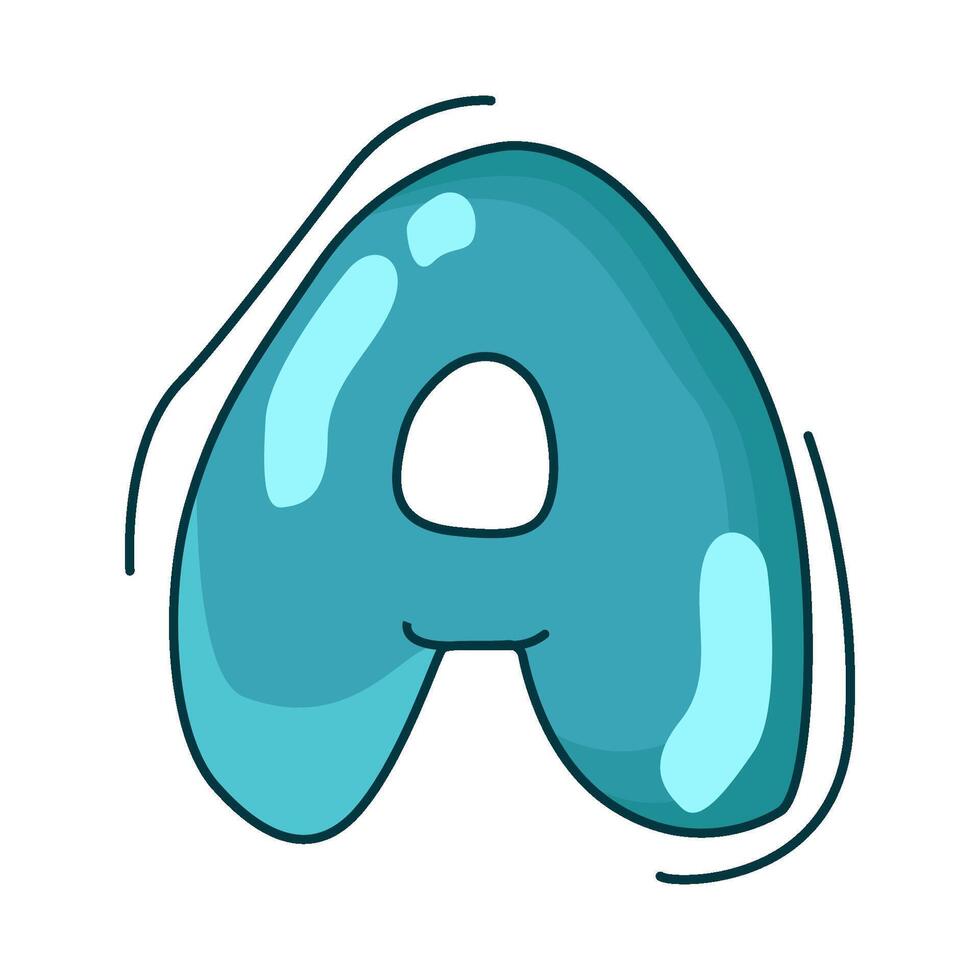 illustration of Letter A vector