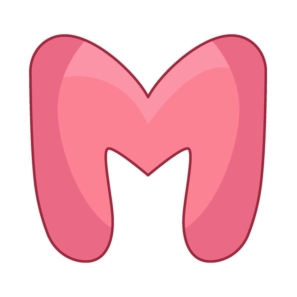 illustration of Letter M vector