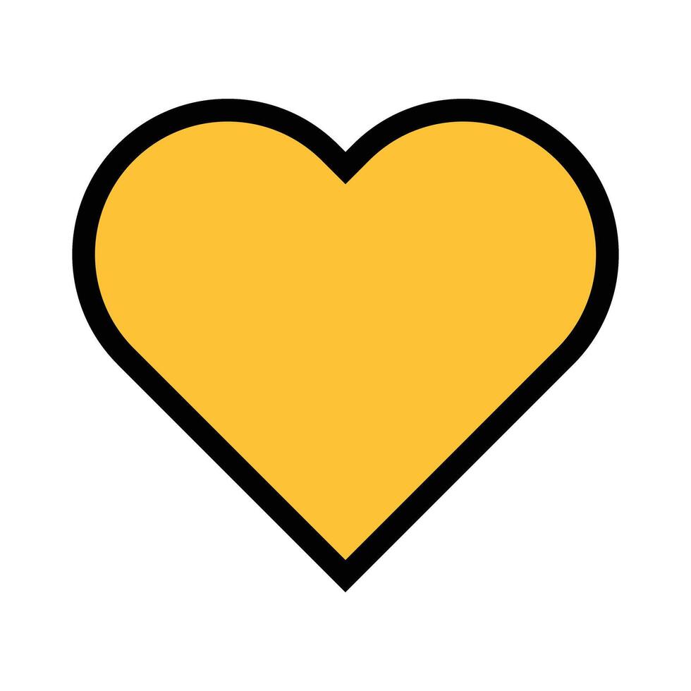 Icon of a heart vector