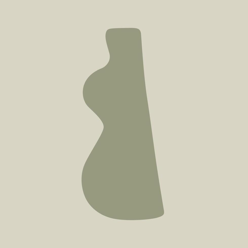 visual identity half of shape in matcha color vector