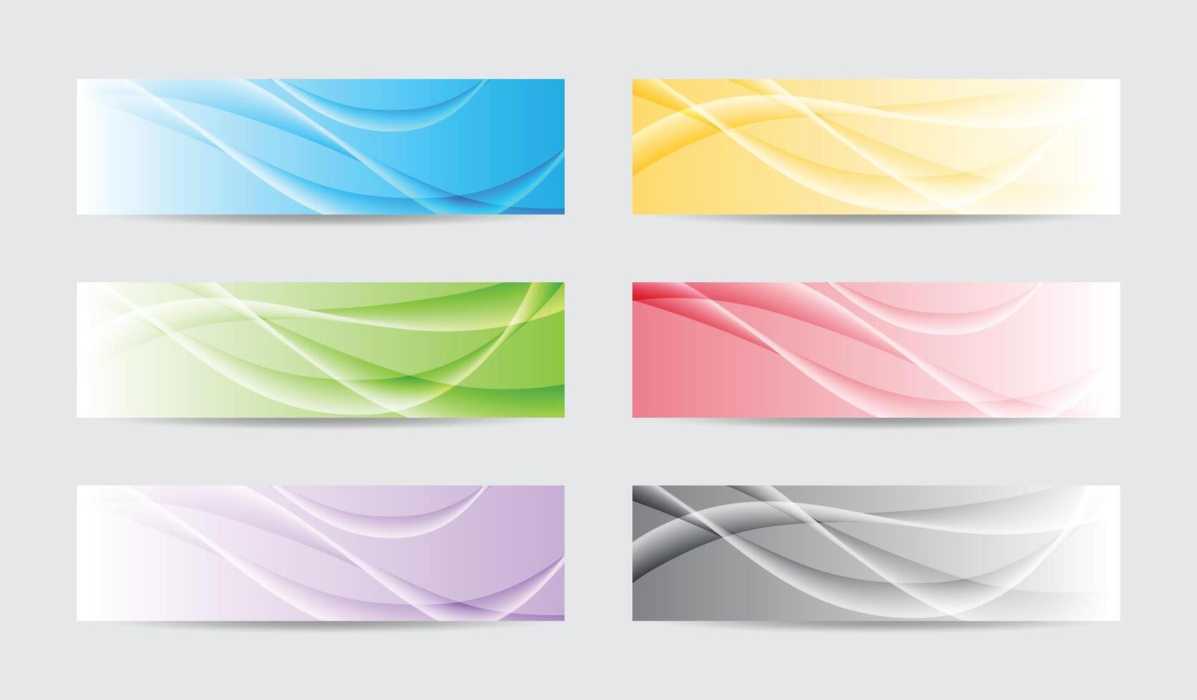Art soft colors concept design elements headers vector