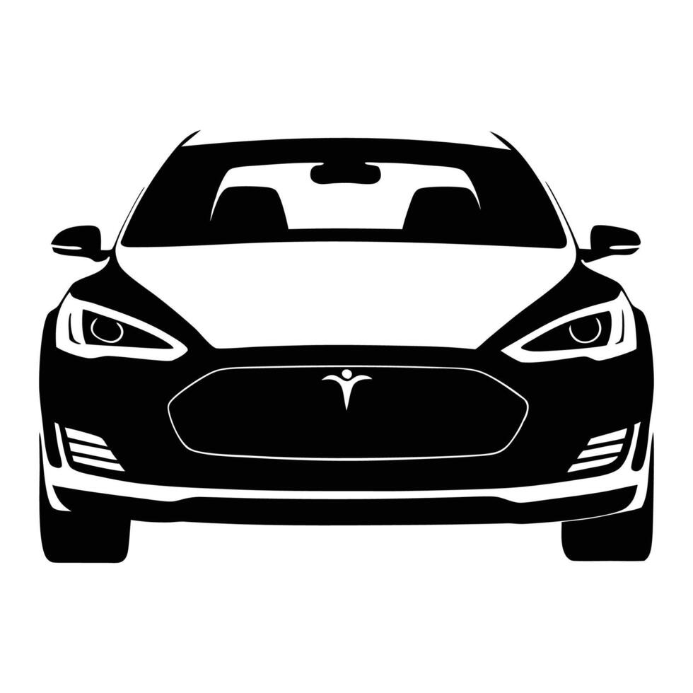 car silhouette illusration, stylish and versatile car designs art vector