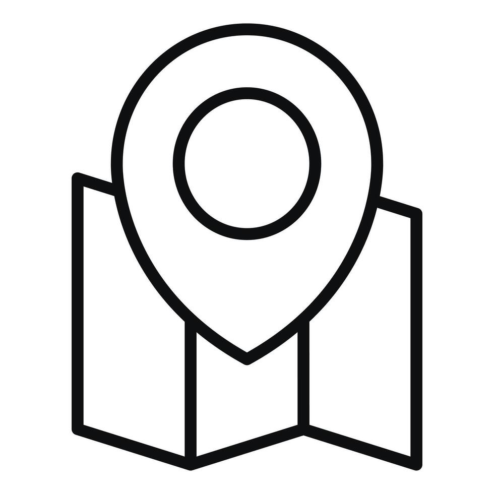 Map pin icon illustration vector