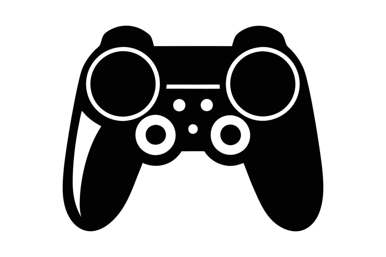 Game Controller silhouette Design vector