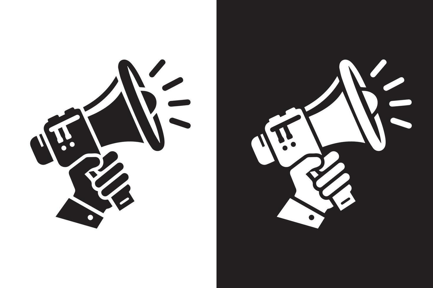 Megaphone Design art work vector