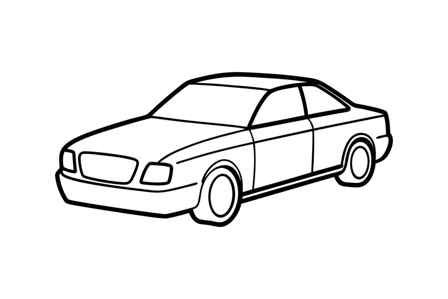 Car Line Art Illustration artwork vector