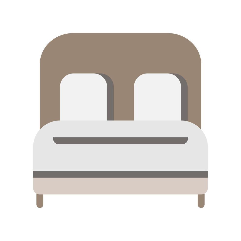 Bed flat icons. perfect for hotels, furniture, home, websites, UI and mobile apps. illustration. vector